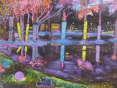 活動圖片:打開畫匣子－美術在高雄 《夜幻彩思－黃惠津創作個展》