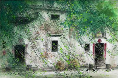 活動圖片:「打開畫匣子－美術在高雄」掬水留香－劉敏娟創作展